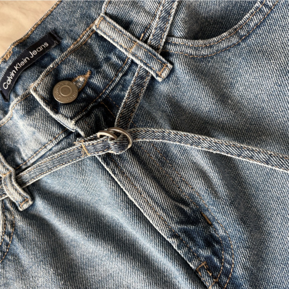 CALVIN KLEIN JEANS | Like 🆕 Cropped High Rise Wide Leg